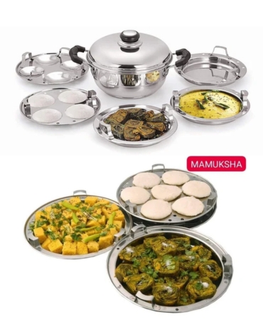 5 Piece Stainless Steel Dinner Set
